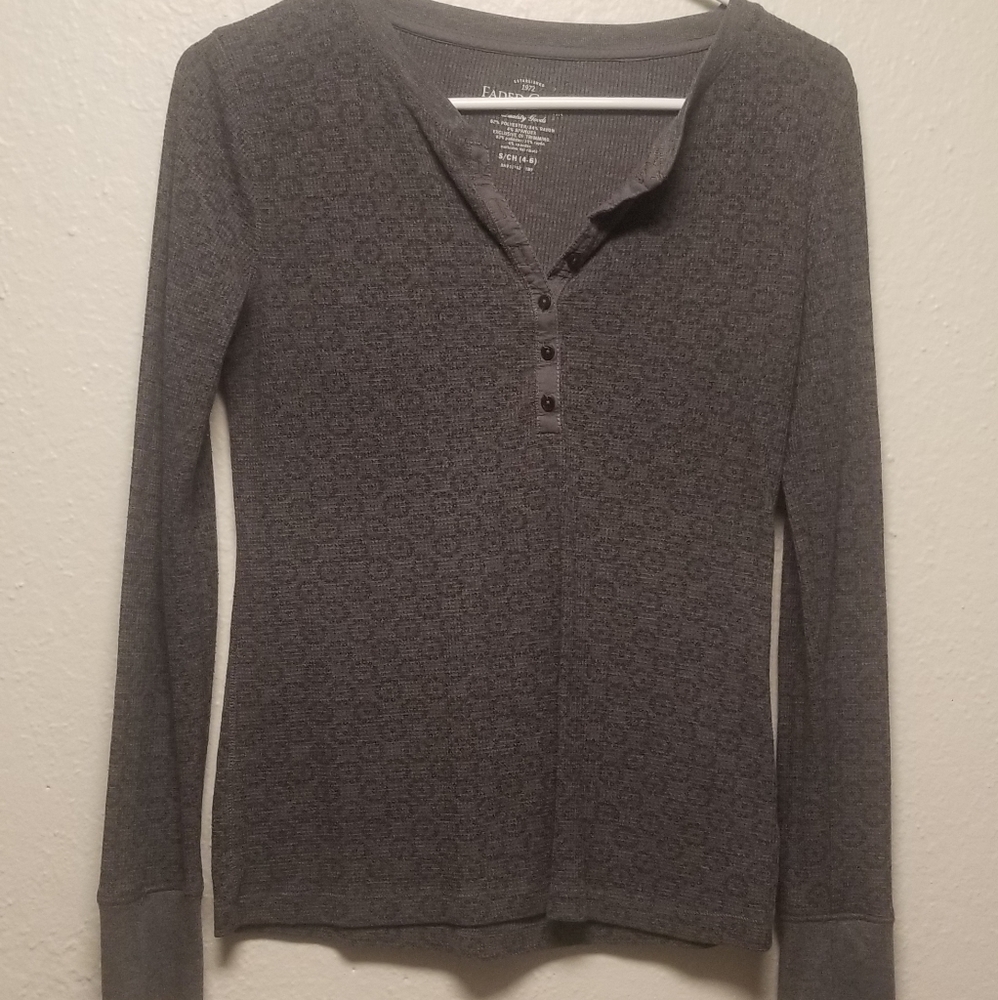 Thermal with flower pattern